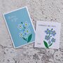 Thinking Of You Card And Forget Me Not Seeds, thumbnail 1 of 2