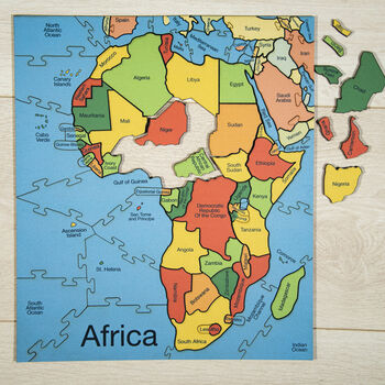 Countries Of Africa Wooden Jigsaw Puzzle, 5 of 5