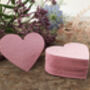 Eco Friendly Plantable Multicoloured Seed Paper Hearts, thumbnail 5 of 11