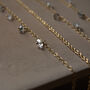 Electra Choker 14k Gold Filled And Herkimer Diamonds, thumbnail 7 of 9