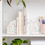 Arch Classic Design Terrazzo Bookends, thumbnail 1 of 8