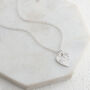 Dainty Heart Fingerprint Charm, thumbnail 2 of 5