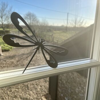 Metal Art Dragonfly Insect Mobile, Tree Hanger, 4 of 10