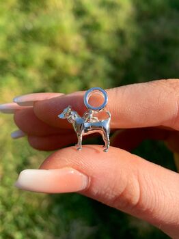 Jack Russell Sterling Silver Charm, 2 of 7