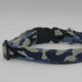Blue Camouflage Dog Collar, thumbnail 7 of 8