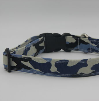 Blue Camouflage Dog Collar, 7 of 8