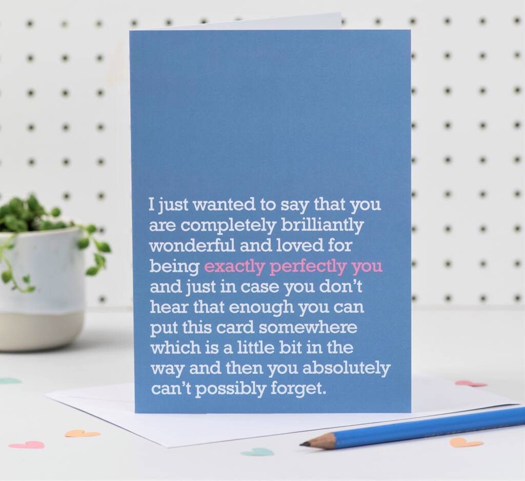 Exactly Perfectly You : Card To Celebrate Someone Great, 1 of 6