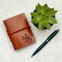 Personalised Handwriting Mini Leather Notebook, thumbnail 5 of 6