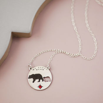 Mama Bear Mothers Day Necklace, 6 of 7