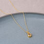 Gem Dot Citrine November Birthstone Necklace, thumbnail 3 of 5