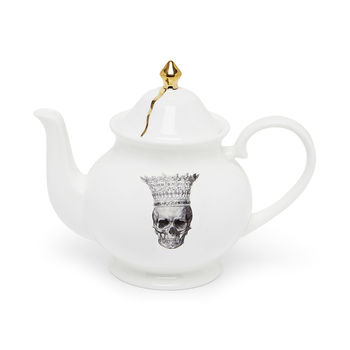 Skull In Crown Small Teapot, 2 of 2