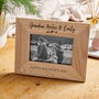 Personalised Grandma Wooden Picture Frame, thumbnail 1 of 3