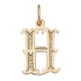 Gothic Initial Pendant, thumbnail 8 of 12