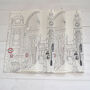 Personalised London Linen Napkin Sets, thumbnail 9 of 12