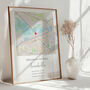 Welcome To The World Personalised Map Print New Baby Gift, thumbnail 3 of 11