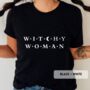Witchy Woman Autumn Celestial T Shirt Top, thumbnail 4 of 5