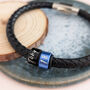 Personalised Leather Bracelet For Teenage Boys, thumbnail 1 of 10