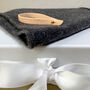 Cashmere Wrap With Personalised Leather Band, thumbnail 7 of 12
