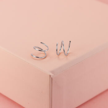 Illusion Hoop Earrings In Rose Gold Fill, 5 of 7