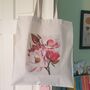 Magnolia Print Cotton Tote Bag, thumbnail 1 of 6