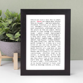 New Baby Gift, Baby Quotes Print, 3 of 8