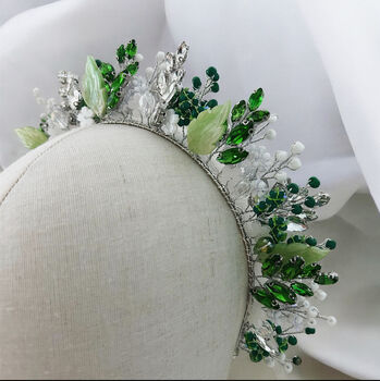 Botanical Fairytale Bridal Crown, 3 of 7