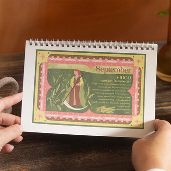 2026 | Calendar | Desktop | Zodiac, 6 of 6