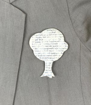 Handmade Recycled Book Brooches, 4 of 8