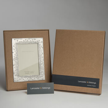 Floating Hearts Pewter Photo Frame, 7 of 9