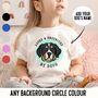 Bernese Mountain Dog Kids T Shirt, thumbnail 1 of 7