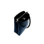 Black Leather Tote Bag With Grey Leopard Strap, thumbnail 5 of 8