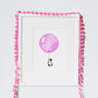 Personalised Fuchsia Pink Balloon Print For Girl's Room, thumbnail 1 of 10