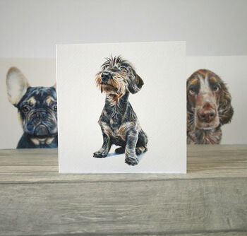 Dog Greetings Card Dachshund, Spaniel Or Frenchie, 5 of 7