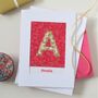 Gold Initial Card, thumbnail 3 of 7