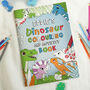 Personalised Dinosaur Colouring And Activity Book, thumbnail 4 of 5