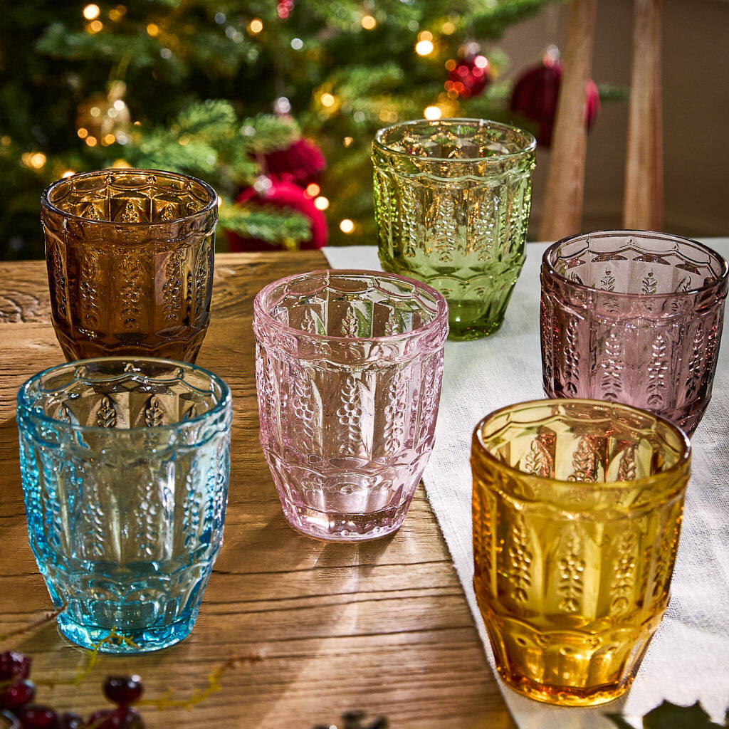 Set Of Six Roselle Coloured Tumblers, 1 of 6
