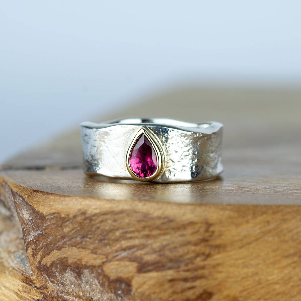 Jorinda Pink Tourmaline October Birthstone Ring By Alison Moore Designs ...