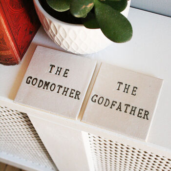 The Godfather/Godmother Ceramic Coaster, 8 of 10