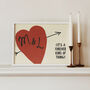 It’s A Forever Kind Of Thing Personalised Heart Print, thumbnail 6 of 10