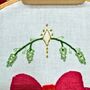 Christmas Bow Embroidery Kit, thumbnail 6 of 8