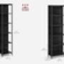Six Tier LED Bookcase Dimmable Storage Shelf Steel, thumbnail 2 of 7