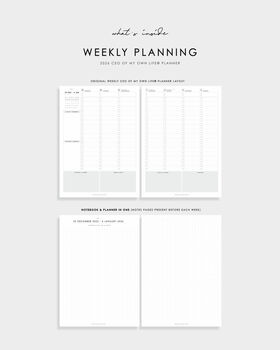2026 Weekly Life Planner | Black, 6 of 6