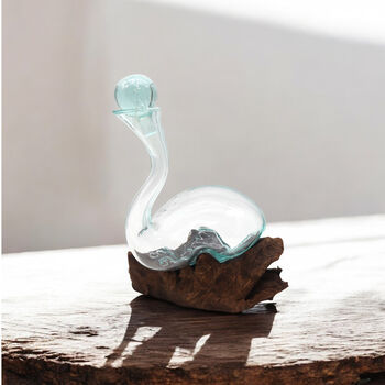 Molten Glass Red Wine Decanter Gift For Wine Lovers, 3 of 7