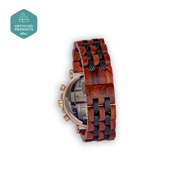 The Redwood: Handmade Chronograph Wood Watch For Men, 4 of 8