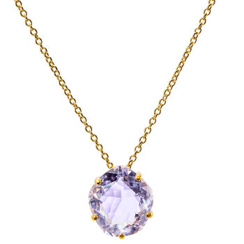 Fine Gemstone And 18ct Yellow Gold Vermeil Necklace, 9 of 12