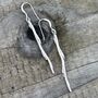 Silver Willow Earrings, thumbnail 3 of 6