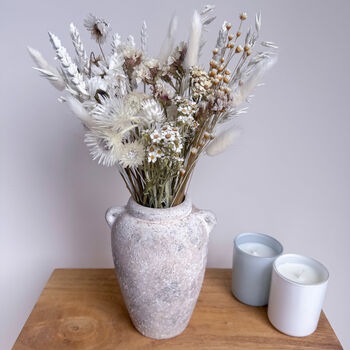 Small White Daisy Dried Flower Arrangement, 2 of 5