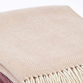 Personalised Essential Wool Throw Collection, 3 of 5