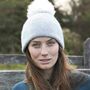 Cashmere Hat With Pom Pom, thumbnail 1 of 9