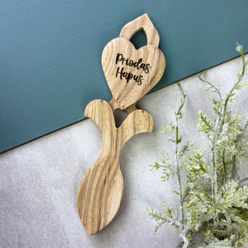 Engraved Welsh Milestone Love Spoon, 5 of 6